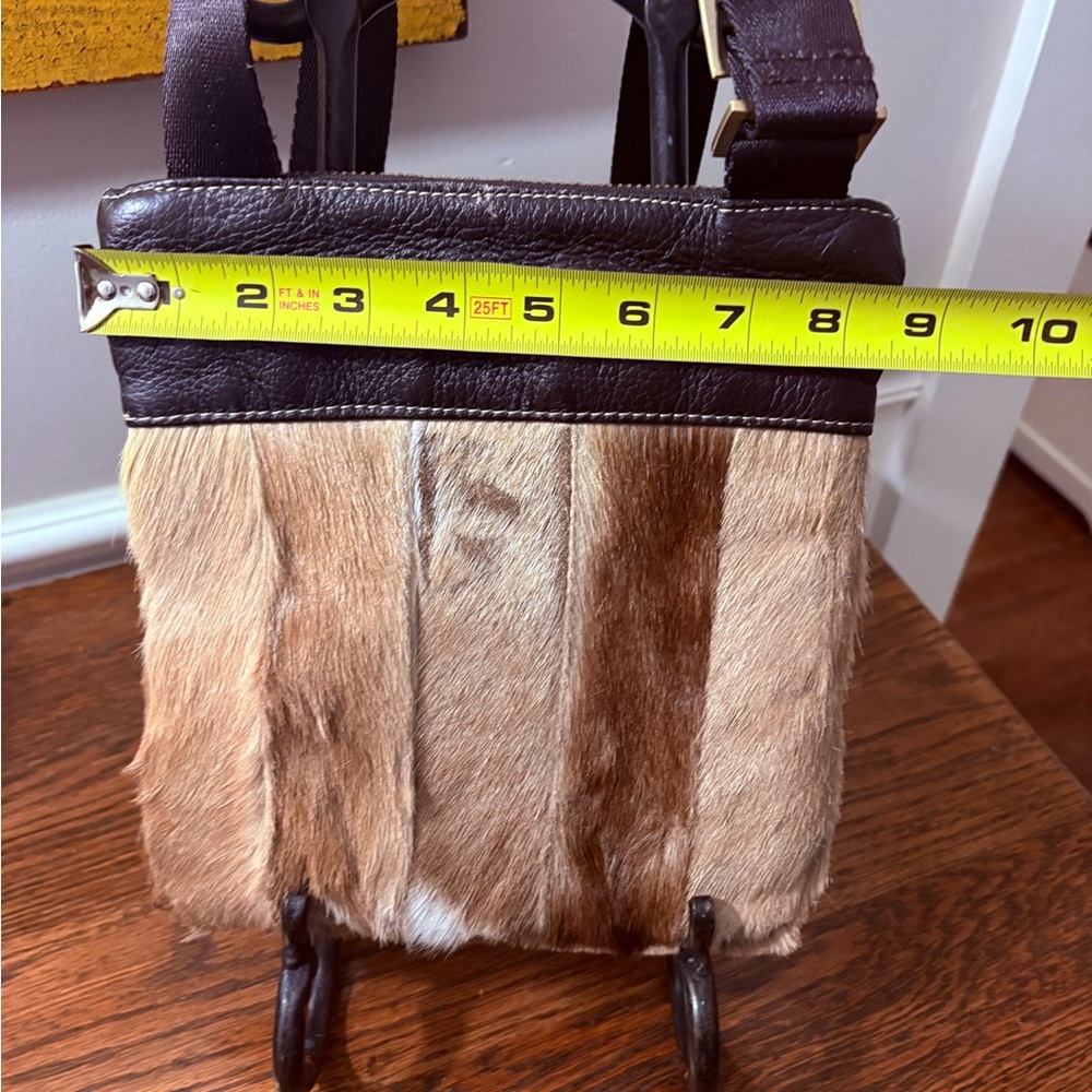 Real Springbok Fur & Leather Crossbody by Diane Gail - Picture 5 of 8